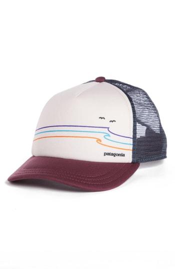 Women's Patagonia Tide Ride Interstate Trucker Hat - Burgundy