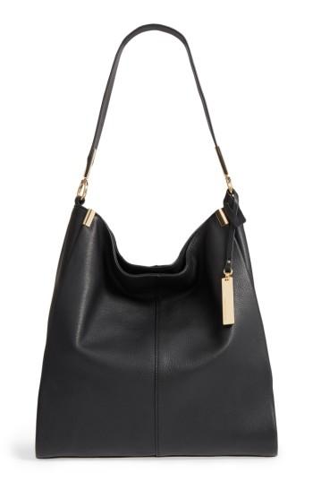 Vince Camuto Rosen Leather Hobo - Black