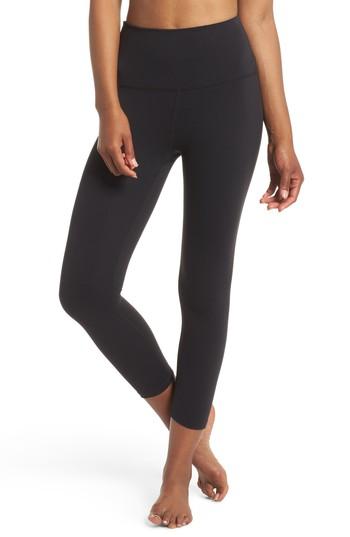 Women's Beyond Yoga High Waist Capri Leggings - Black