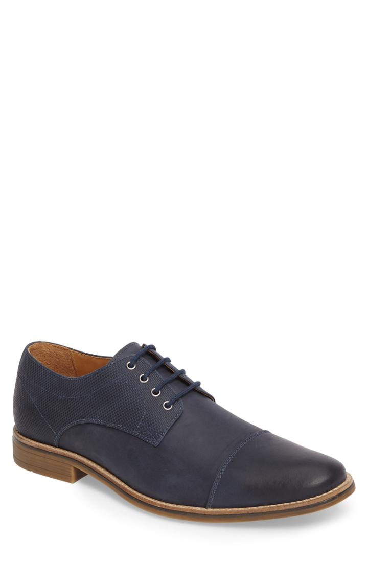 Men's 1901 Goleta Cap Toe Derby .5 M - Blue