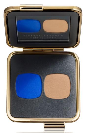 Estee Lauder Victoria Beckham Eye Matte Duo - Bleu Electrique/ Nude