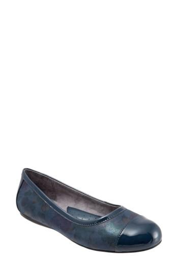 Women's Softwalk 'napa' Flat .5 N - Blue