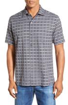 Men's Tommy Bahama 'pixel In Paradise' Original Fit Short Sleeve Sport Shirt, Size - Blue
