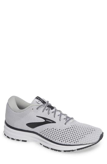 Men's Brooks Revel 2 Running Shoe D - White