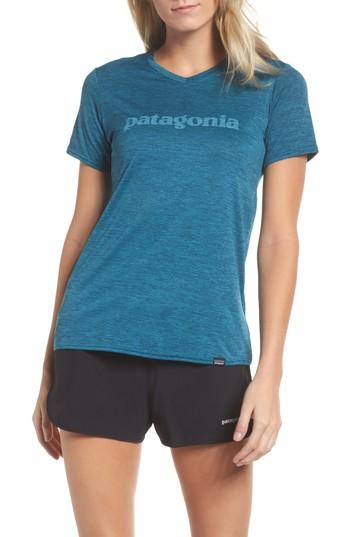 Women's Patagonia Capilene Daily Graphic Tee - Blue