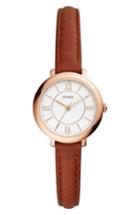 Women's Fossil Mini Jacqueline Leather Strap Watch, 27mm