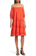 Women's Kate Spade New York Off The Shoulder Poplin Dress