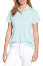 Women's Vineyard Vines Everyday Relaxed Fit Polo - Blue