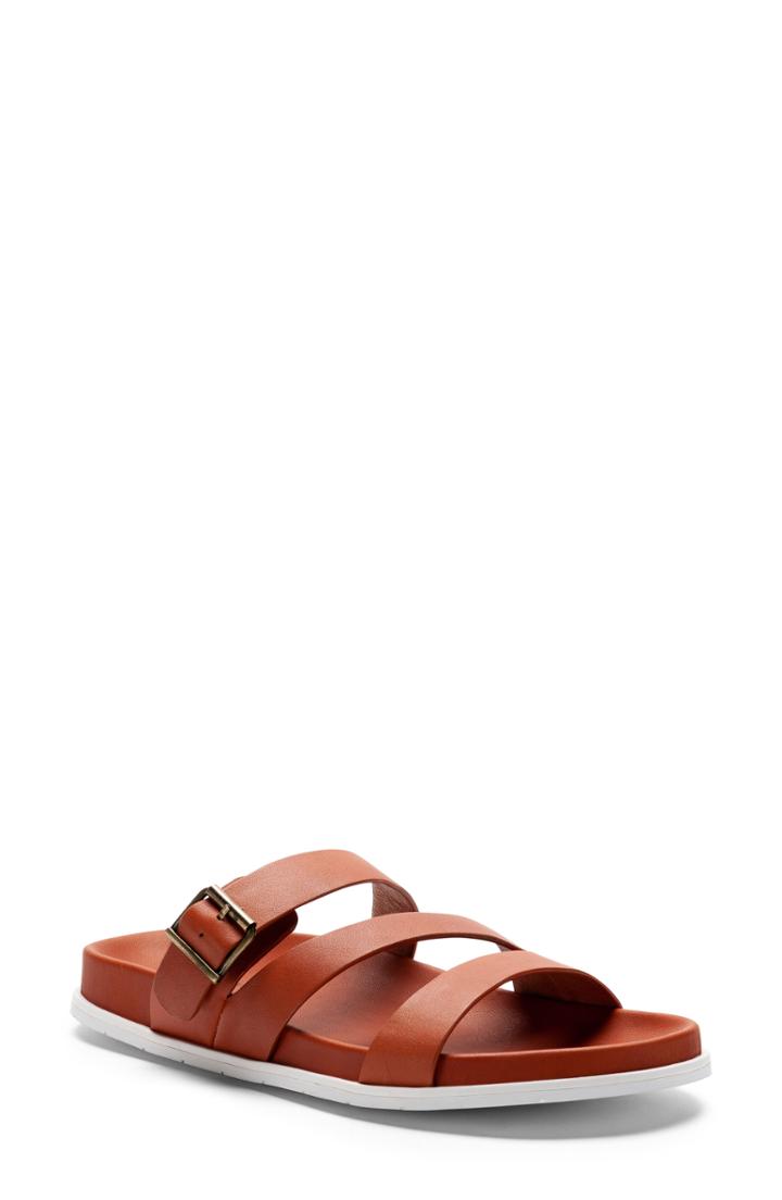 Women's Blondo Selma Waterproof Slide Sandal M - Orange