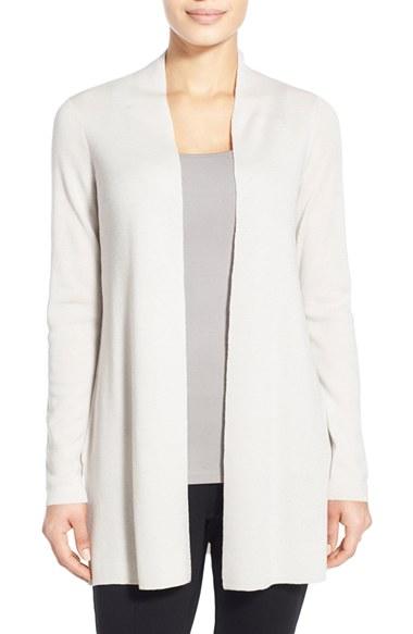 Women's Eileen Fisher Merino Straight Long Cardigan