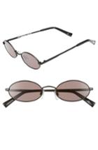 Women's Le Specs Love Train 51mm Oval Sunglasses - Matte Black