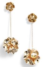 Women's Halogen Floral Cluster Drop Earrings