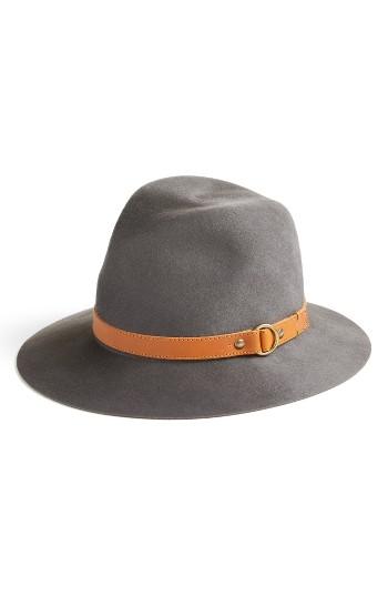 Women's Frye Addie Wool Fedora - Grey