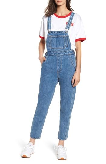Women's Levi's Mom Denim Overalls - Blue
