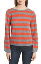 Women's Equipment Baxley Stripe Cashmere Sweater - Grey