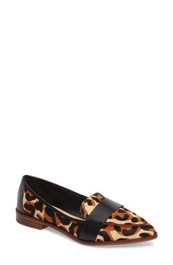 Women's Sole Society Edie Pointy Toe Loafer .5 M - Brown