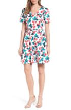 Women's Draper James Stretch Cotton Fit & Flare Dress - Red