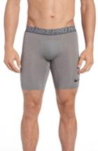 Men's Nike Pro Compression Shorts, Size - Grey