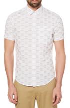 Men's Original Penguin 8-bit Dobby Shirt - White