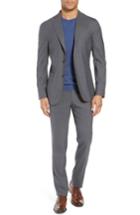Men's Boglioli Trim Fit Solid Wool Suit