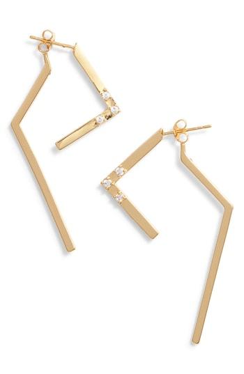 Women's Sterling Forever Geometric Ear Jackets