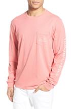 Men's Vineyard Vines Pocket Long Sleeve T-shirt - Pink