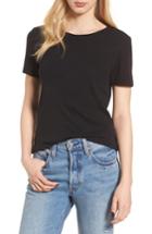 Women's Bp. Cotton Blend Tee, Size - Black