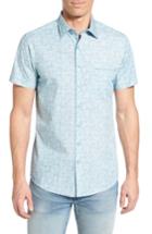 Men's Rodd & Gunn Burnt Hill Print Sport Shirt - Blue