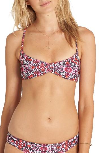 Women's Billabong Del Rey Bikini Top - Pink