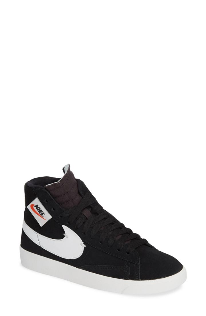Women's Nike Blazer Mid Rebel Sneaker M - Black