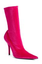 Women's Balenciaga Pointy Toe Mid Boot Us / 38eu - Pink