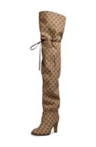 Women's Gucci Original Gg Canvas Over The Knee Boot Us / 35eu - Beige