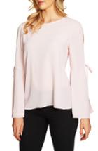 Women's Cece Split Tie-sleeve Blouse, Size - Pink