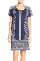 Women's Lucky Brand Border Print T-shirt Dress