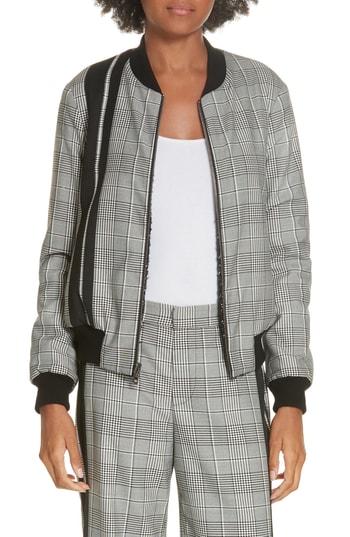 Women's Alice + Olivia Lonnie Reversible Bomber Jacket