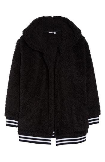 Women's Make + Model Oh So Cozy Open Hoodie - Black