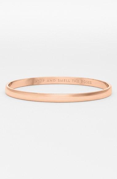 Women's Kate Spade New York 'idiom - Stop And Smell The Roses' Bangle