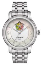 Women's Tissot Heart Flower Powermatic 80 Bracelet Watch, 35mm