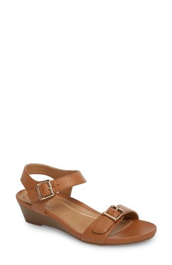 Women's Vionic Frances Wedge Sandal M - Beige