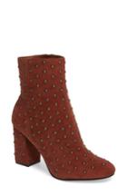 Women's Lucky Brand Wesson Ii Studded Bootie M - Brown