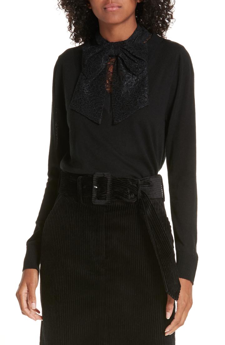 Women's Re/done Wool & Cashmere Crop Sweater