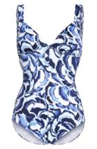 Women's Tommy Bahama Pansey Petals One-piece Swimsuit