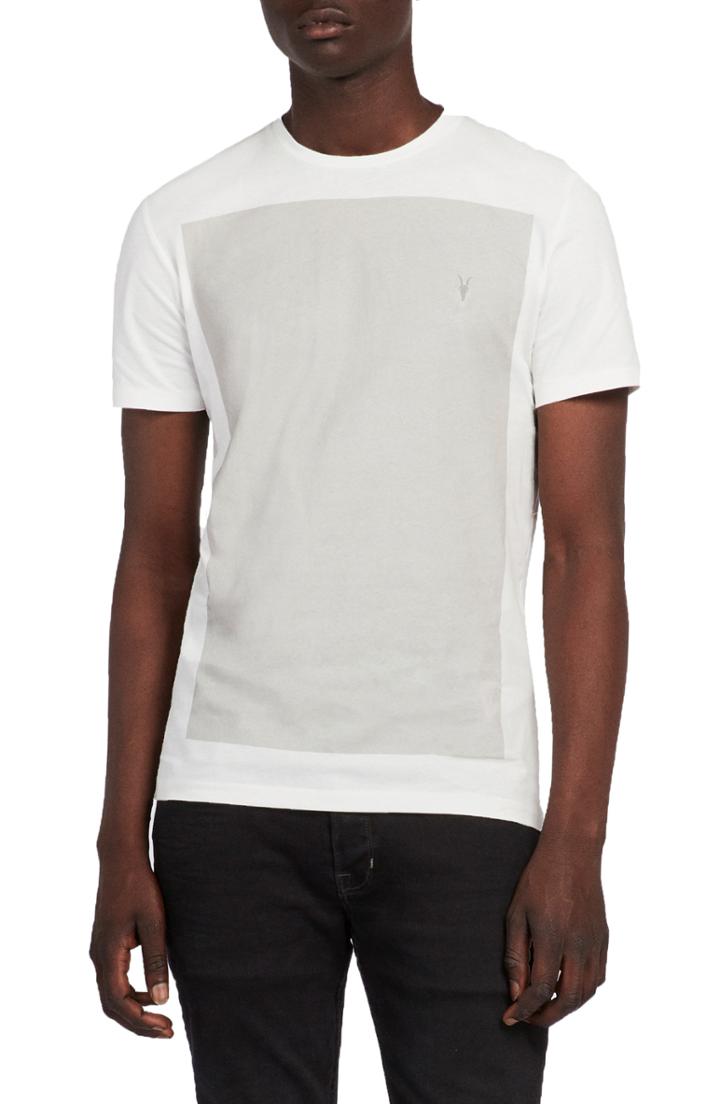 Men's Allsaints Print Fit Short Sleeve Shirt