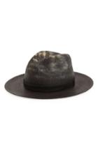Men's Bailey Dune Straw Panama Hat - Black