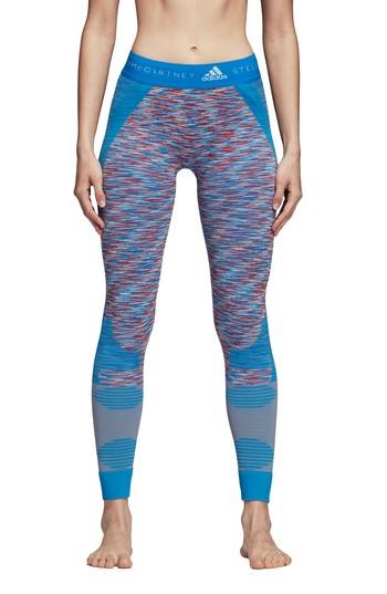 Women's Adidas By Stella Mccartney Yoga Seamless Space Dye Leggings - White