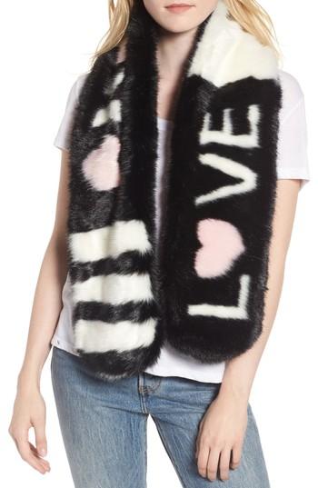 Women's Heurueh Love Faux Fur Stole