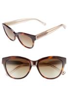 Women's Longchamp 54mm Gradient Lens Sunglasses - Blonde Havana