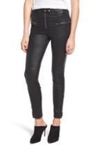 Women's 7 For All Mankind Leather Biker Pants