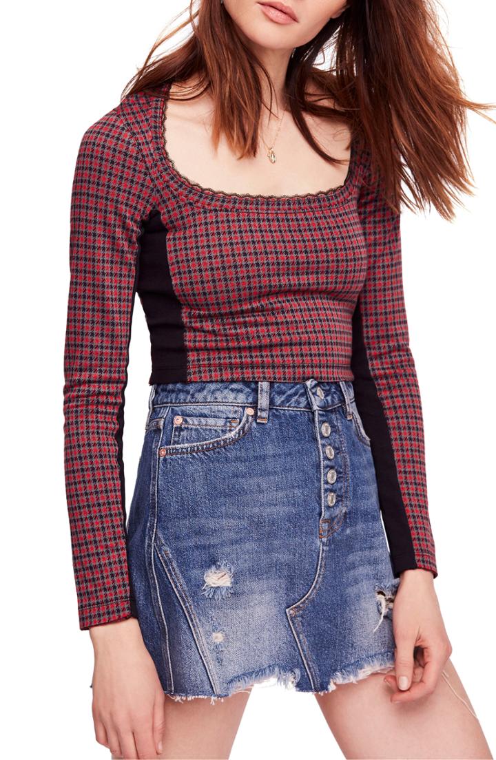 Women's Free People Boston Crop Tee
