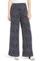 Women's Storee Abstract Wide Leg Pants - Blue